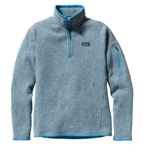 Patagonia Tops - Patagonia Better Sweater Womens Size Medium Dusk Blue Quarter Zip Fleece